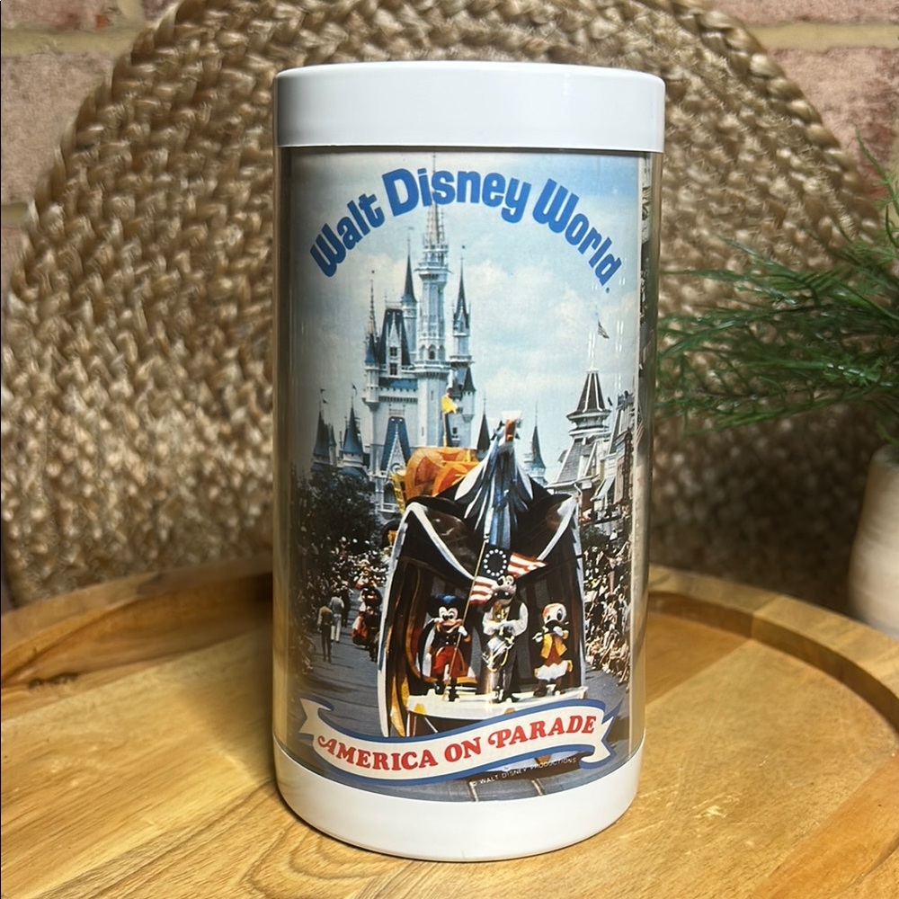 Thermo Serv Walt Disney World America on Parade Plastic Stein Mug Cup